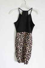 Shein Black Leopard Dress | 4