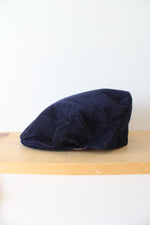 JJ Hat Center Jonathan Richard Navy Corduroy Cotton Cap | L