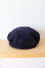 JJ Hat Center Jonathan Richard Navy Corduroy Cotton Cap | L