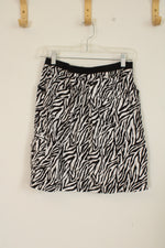 Chico's zebra print cargo skirt | 4