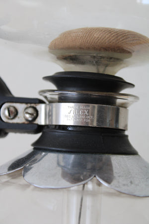 Vintage Pyrex Silex Double Bubble Percolator Coffee Pot Maker