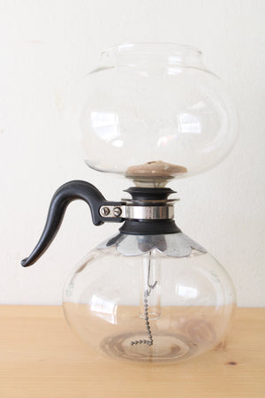Vintage Pyrex Silex Double Bubble Percolator Coffee Pot Maker