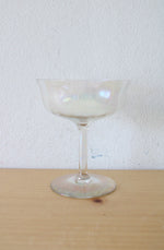 Javit Crystal Hand Painted Iridescent Cocktail Glass