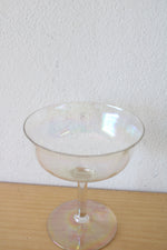 Javit Crystal Hand Painted Iridescent Cocktail Glass