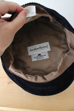 JJ Hat Center Jonathan Richard Navy Corduroy Cotton Cap | L