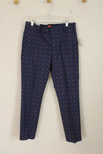 NEW Joe Fresh Blue and Red Slim Fit Coupe Pants | 4
