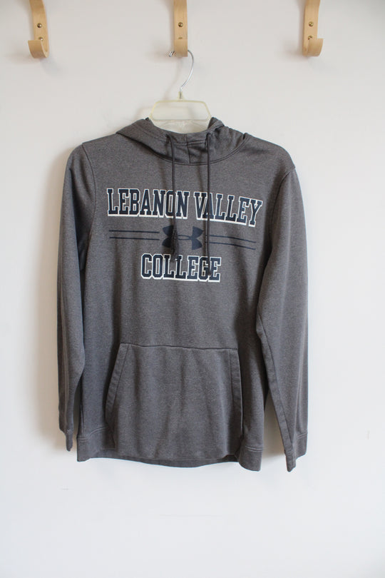 Under Armour Gray Lebanon Valley College Hoodie | S