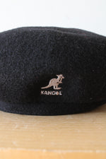NEW Kangol Wool Blend Black Beret Cap | S