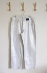NEW Old Navy High Rise O.G. Loose Silver Metallic Pants | 14