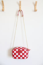 Disney Loungefly Red & White Polka Dot Crossbody Bag
