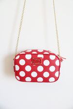 Disney Loungefly Red & White Polka Dot Crossbody Bag