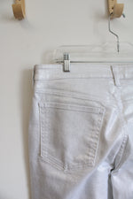 NEW Old Navy High Rise O.G. Loose Silver Metallic Pants | 14