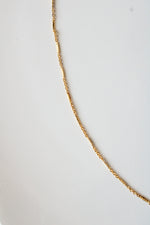 Gold Finish Sterling Silver Necklace