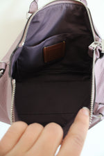 Coach Georgia Purple Satchel Convertible Bag