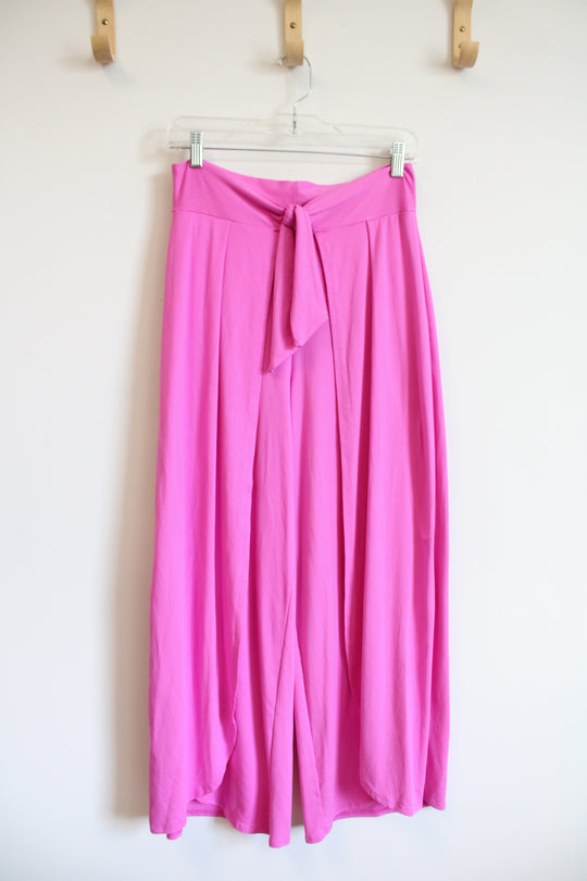 Freshwater Pink Knit Loose Pants | M