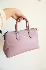 Coach Georgia Purple Satchel Convertible Bag