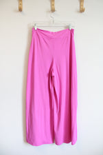 Freshwater Pink Knit Loose Pants | M