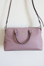 Coach Georgia Purple Satchel Convertible Bag