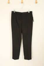 Worthington Low-rise Slim Fit Black and Brown Checkered Dress Pants | 4