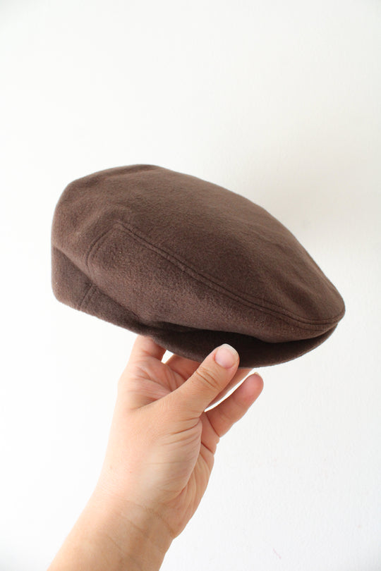 JJ Hat Center Stefano Brown Cashmere And Wool Cap | XXL