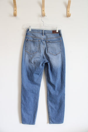 Hollister Ultra High-Rise Distressed Mom Jeans | 1S