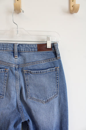 Hollister Ultra High-Rise Distressed Mom Jeans | 1S