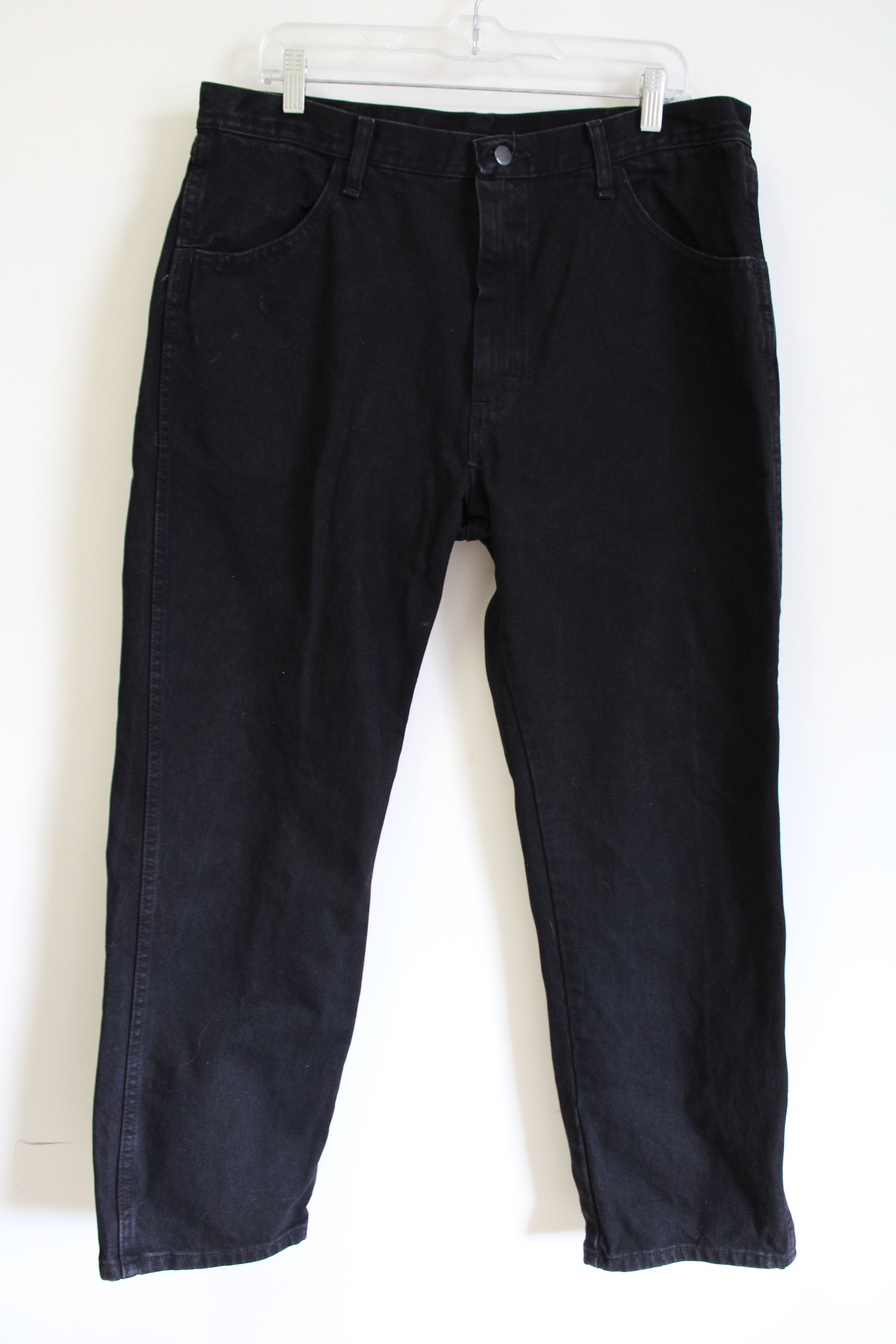 Rustler Black Denim Jeans | 38X29