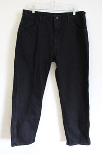 Rustler Black Denim Jeans | 38X29