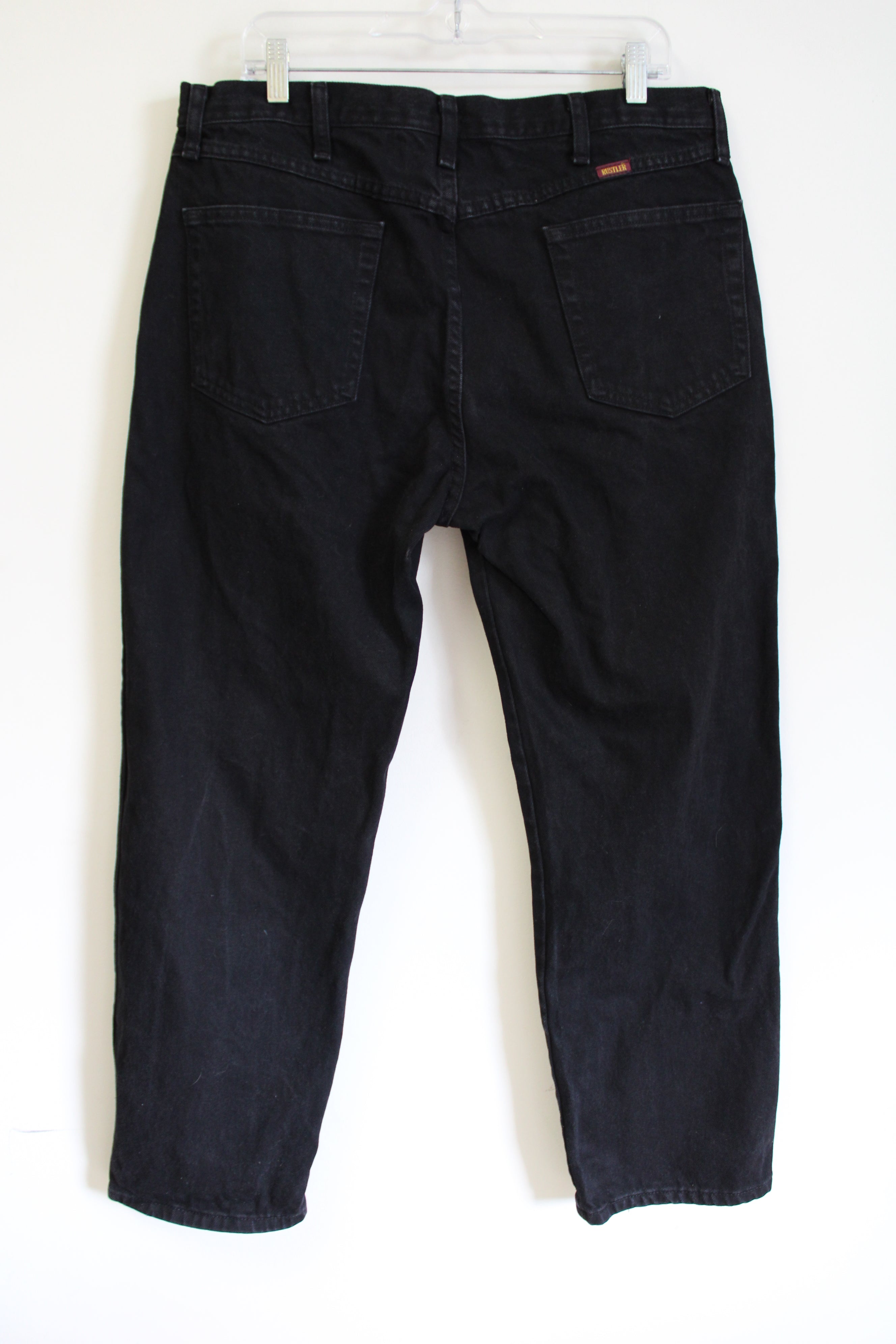 Rustler Black Denim Jeans | 38X29
