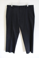 Dockers Classic Fit Flat Front Black Khaki Pants | 38X29