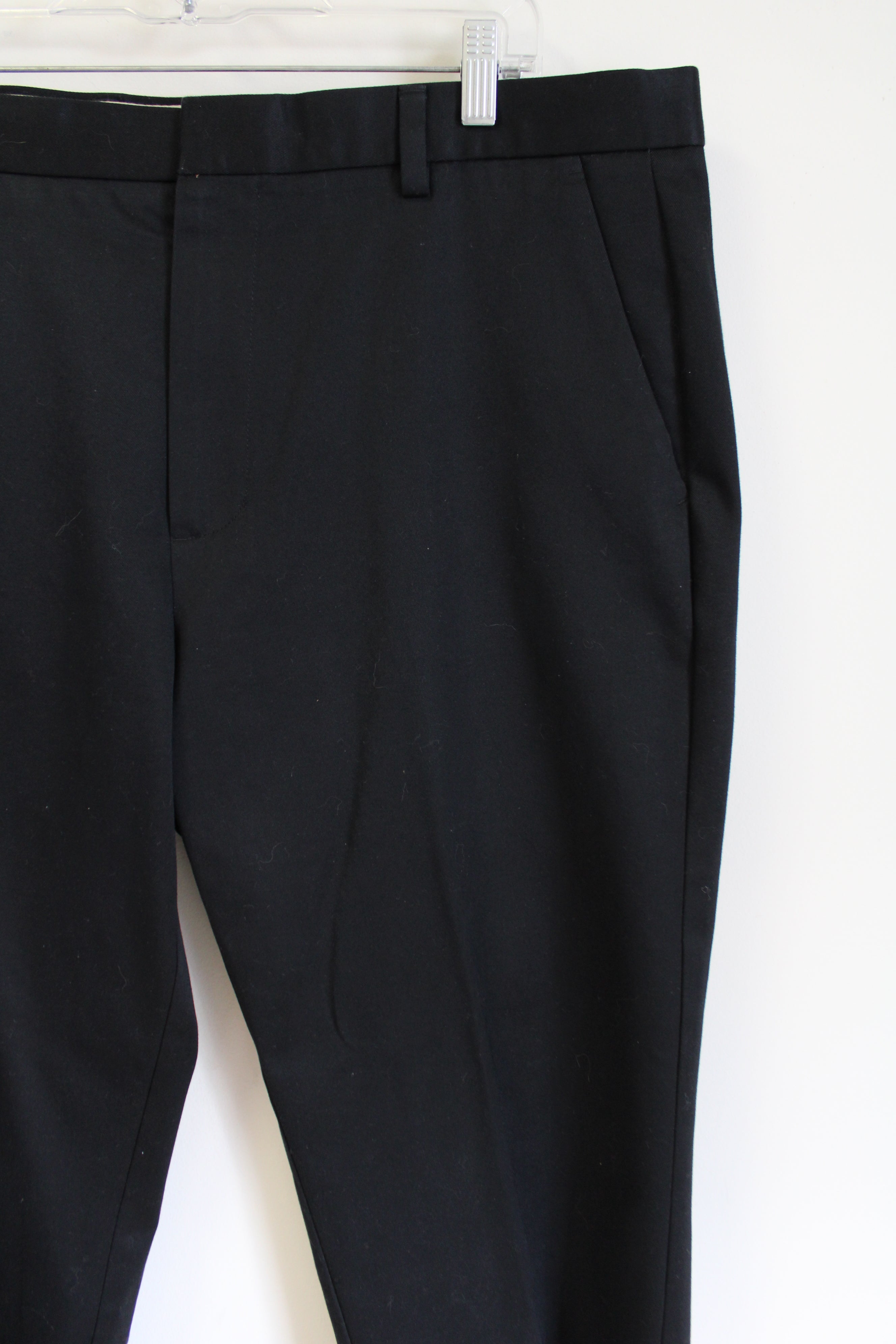 Dockers Classic Fit Flat Front Black Khaki Pants | 38X29