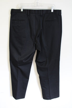 Dockers Classic Fit Flat Front Black Khaki Pants | 38X29