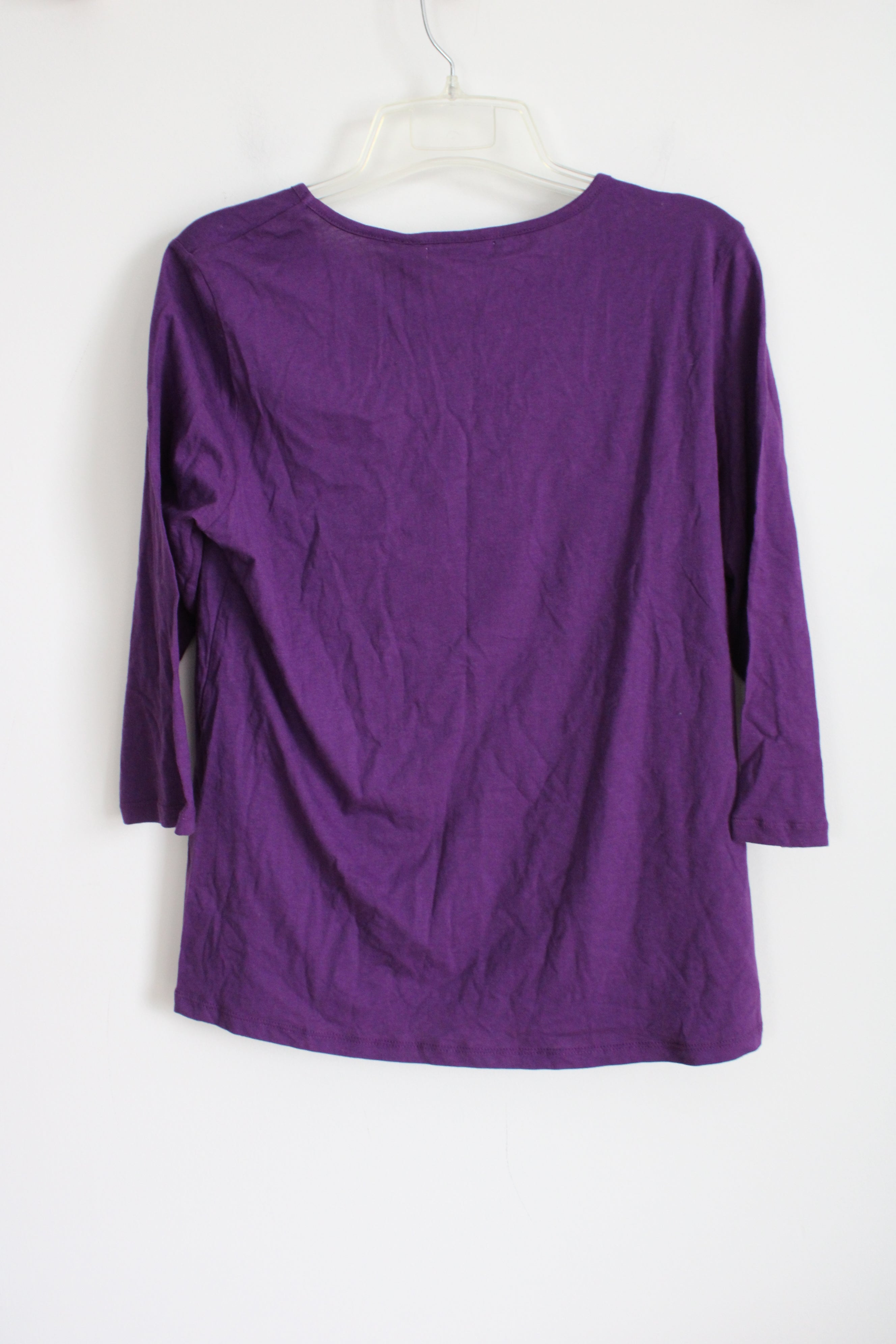 NEW Hasting & Smith Purple Gnome Long sleeved Shirt | L Petite