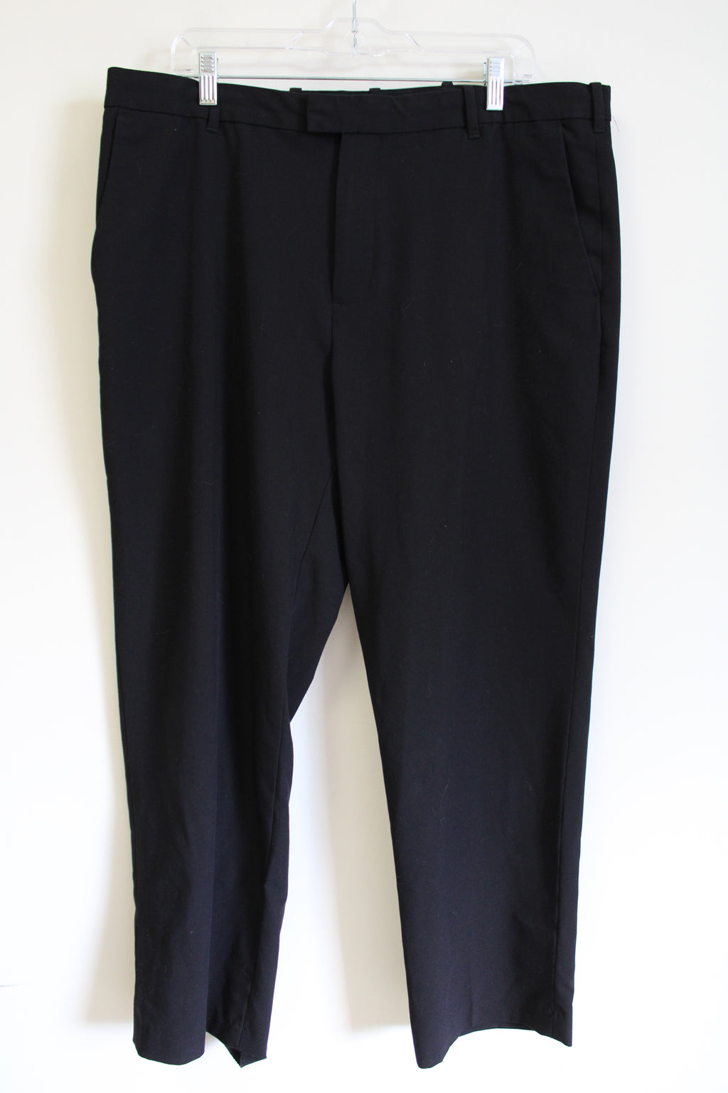 Van Heusen Flex Straight Fit Black Work Pant | 38X29