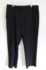 Van Heusen Flex Straight Fit Black Work Pant | 38X29