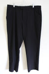 Van Heusen Flex Straight Fit Black Work Pant | 38X29
