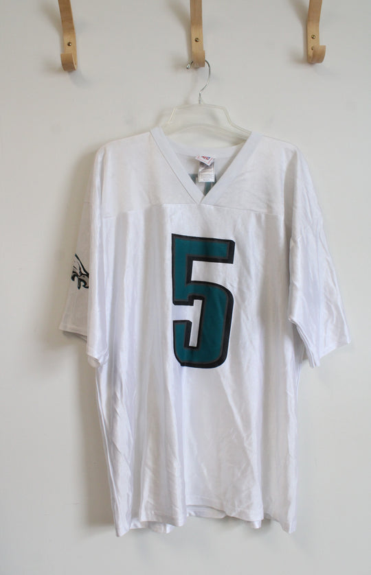 NFL Philadelphia Eagles White #5 McNabb Jersey | XL