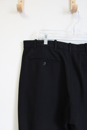 Van Heusen Flex Straight Fit Black Work Pant | 38X29