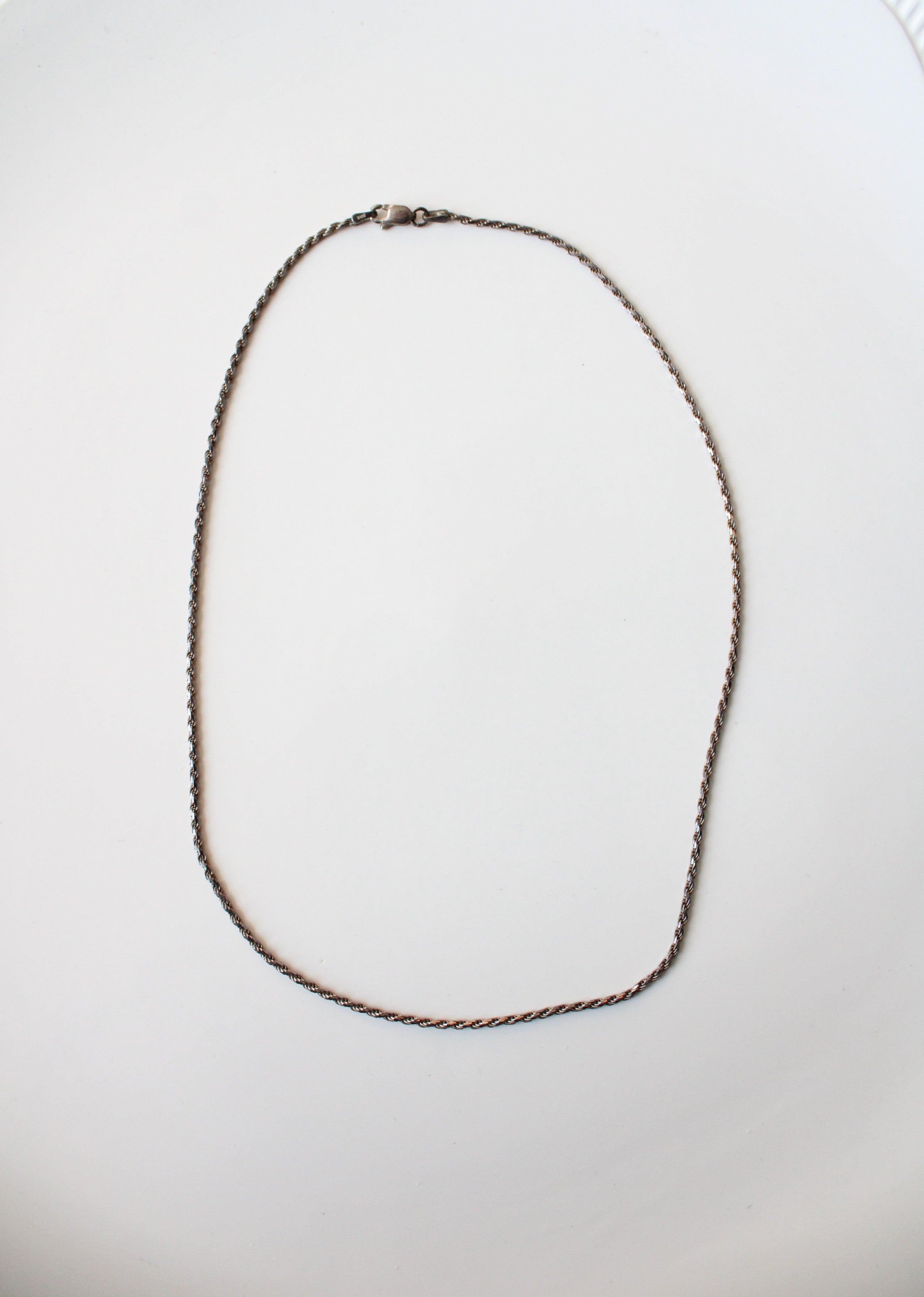 Sterling Silver Twist Chain