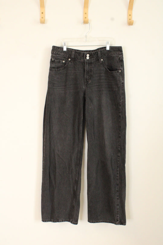 Levi's Super Low Wide Leg Gray Jeans | 12
