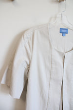 Simply Vera Wang Tan & Blue Long Cardigans | L
