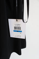 NEW Calvin Klein Black Sleeveless Cowl Neck Top | XL