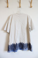 Simply Vera Wang Tan & Blue Long Cardigans | L