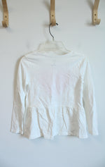 NEW Carter's Strong Girls Strong World Gold Star & Heart White Shirt | Youth 8
