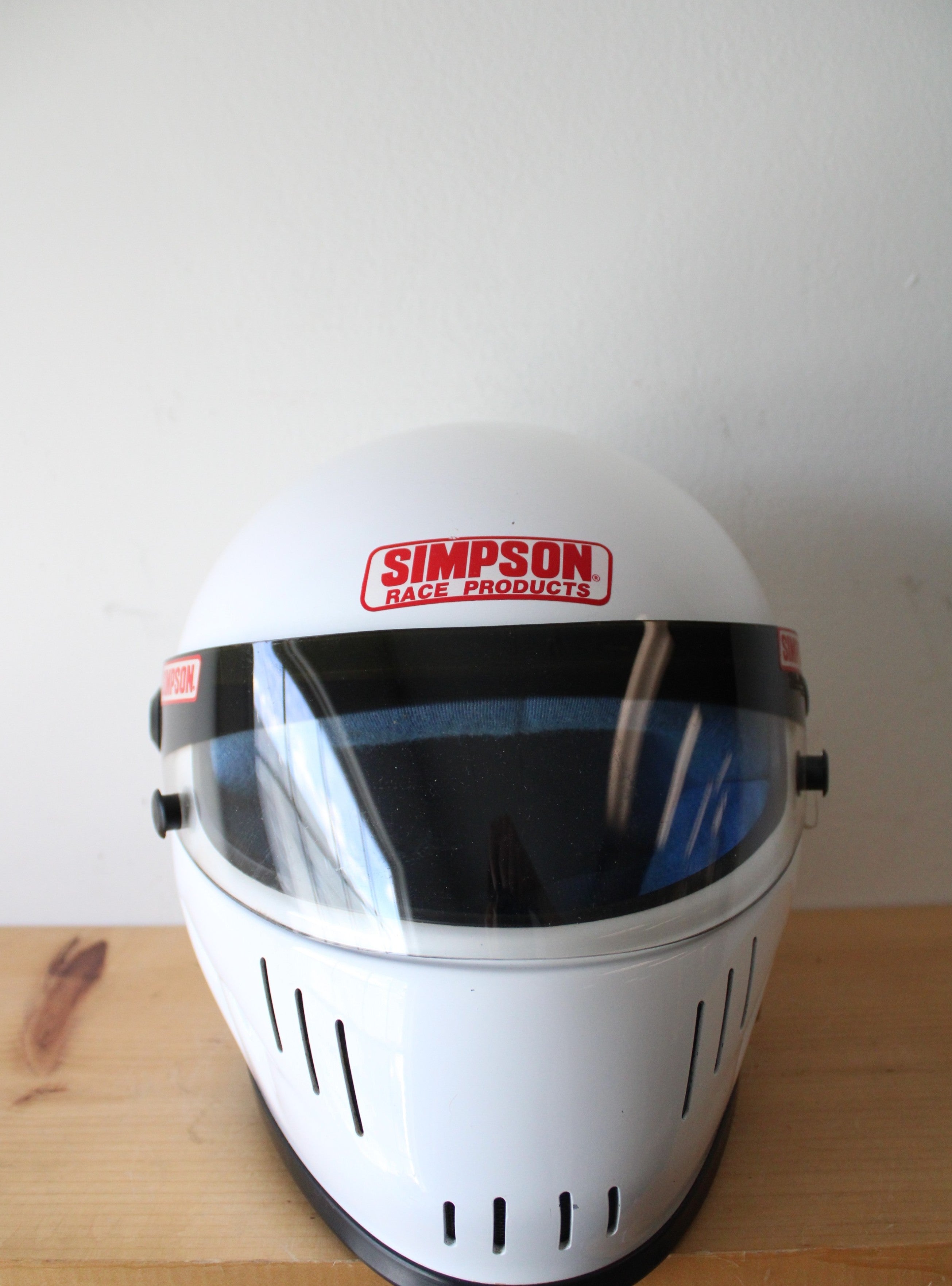 Vintage Simpson Helmet Vintage Simpson SX Snell Racing Helmet
