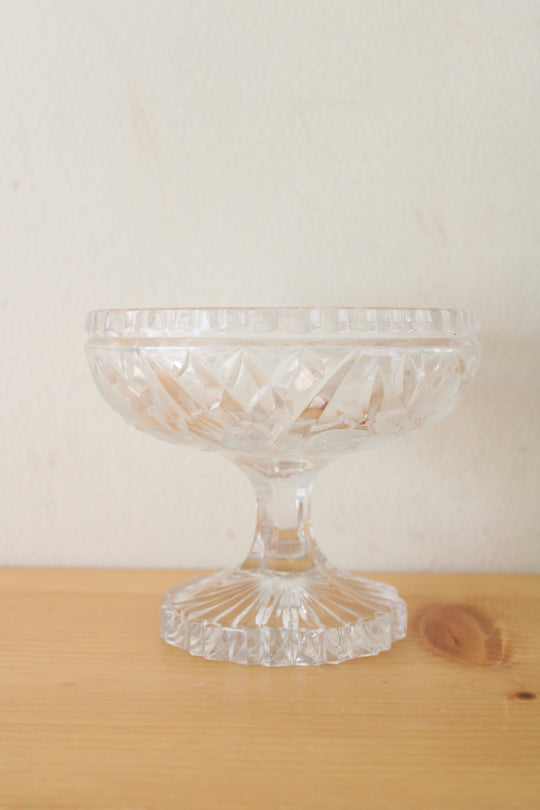 Lead Crystal Hand Cut Made In Germany Pedestal Dish | 6"