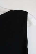 NEW Calvin Klein Black Sleeveless Cowl Neck Top | XL