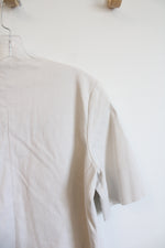 Simply Vera Wang Tan & Blue Long Cardigans | L