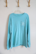 Blue 84 Cool As A Moose "Livin' The Good Life" Blue Long Sleeved Shirt | L