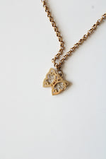 14K Yellow Gold Butterfly Anklet